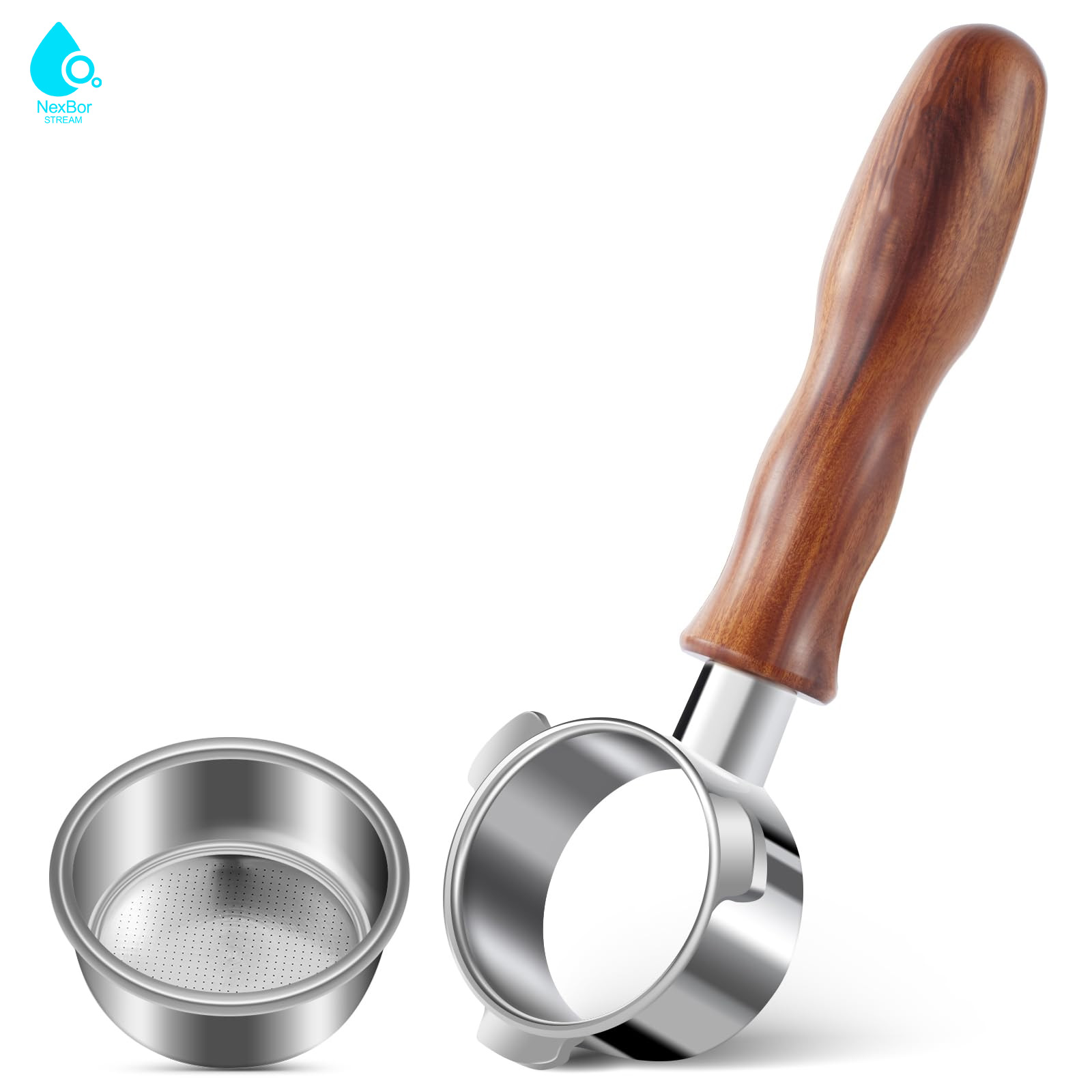 Breville Espresso Barista Touch - Porte-filtre sans fond 54 mm à