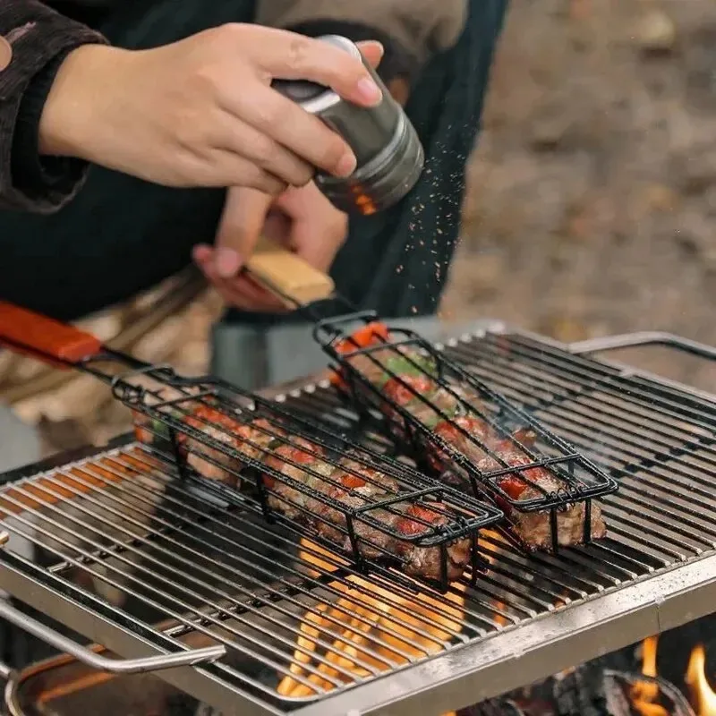 Corn Dog Stick - Panier de grillade BBQ à manche