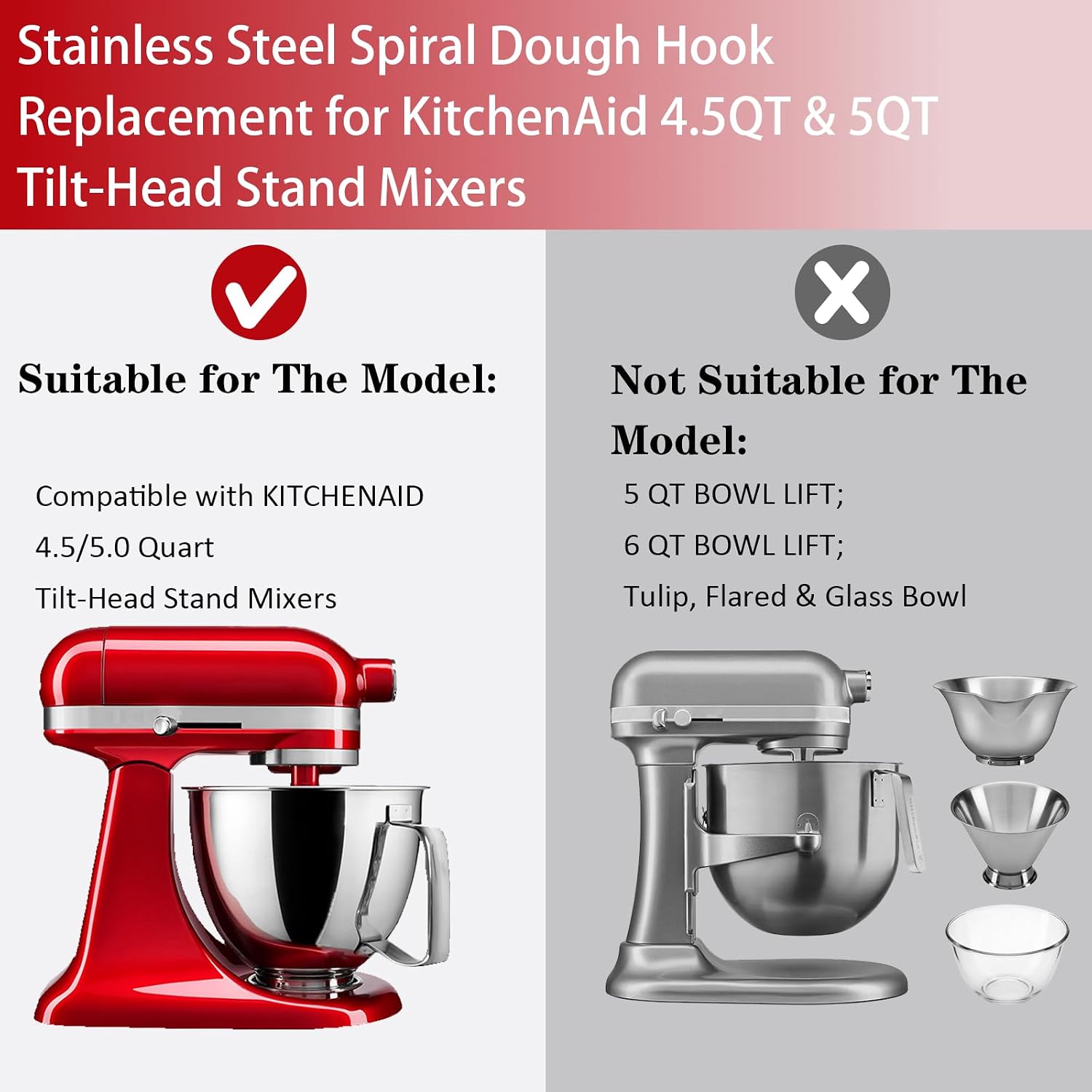 Crochet pétrisseur spiral en a - Kitchenaid Mixer Hand Mixer avis et prix