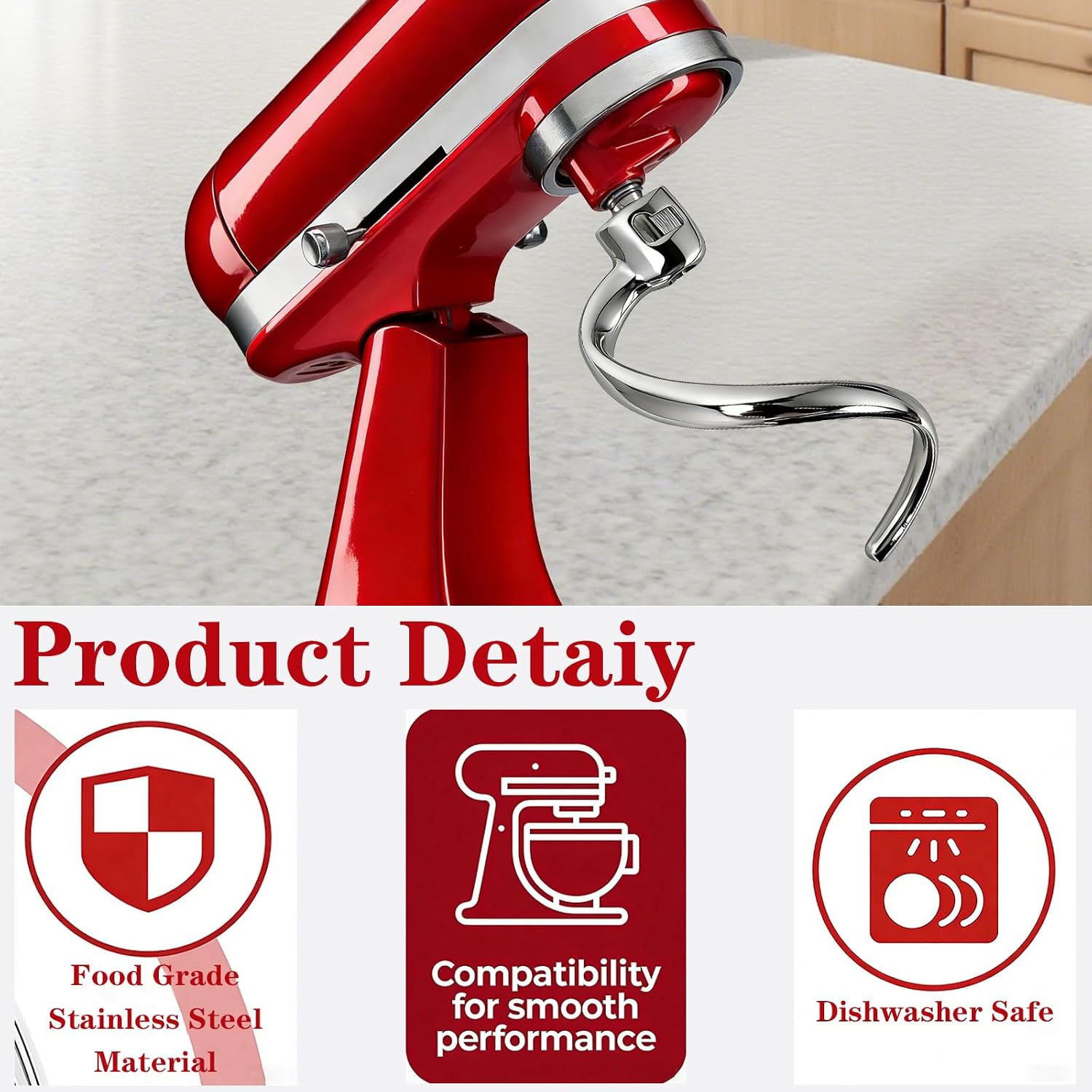 Crochet pétrisseur spiral en a - Kitchenaid Mixer Hand Mixer avis et prix