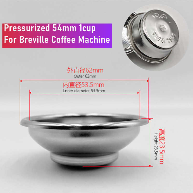 Panier filtre pressurisé doubl - Breville Espresso Bes870 avis et prix