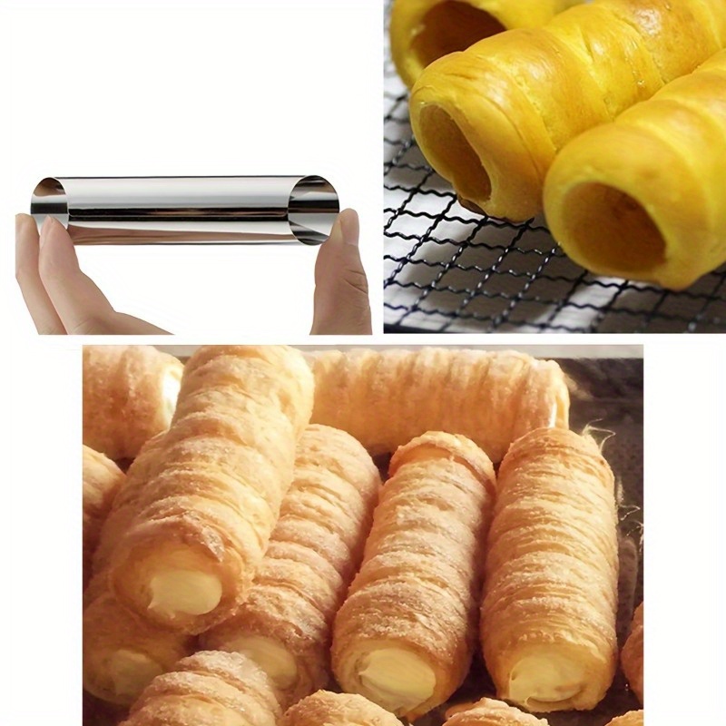 Tubes à cannoli en acier inoxy - Danish Pancake Pan avis et prix